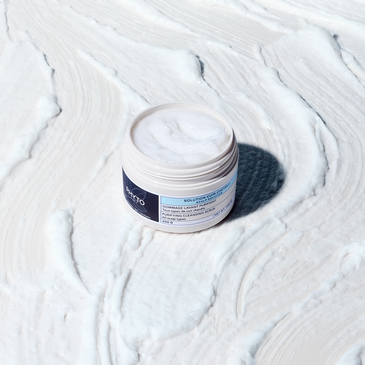 Solution Cuir Chevelu Gommage lavant purifiant