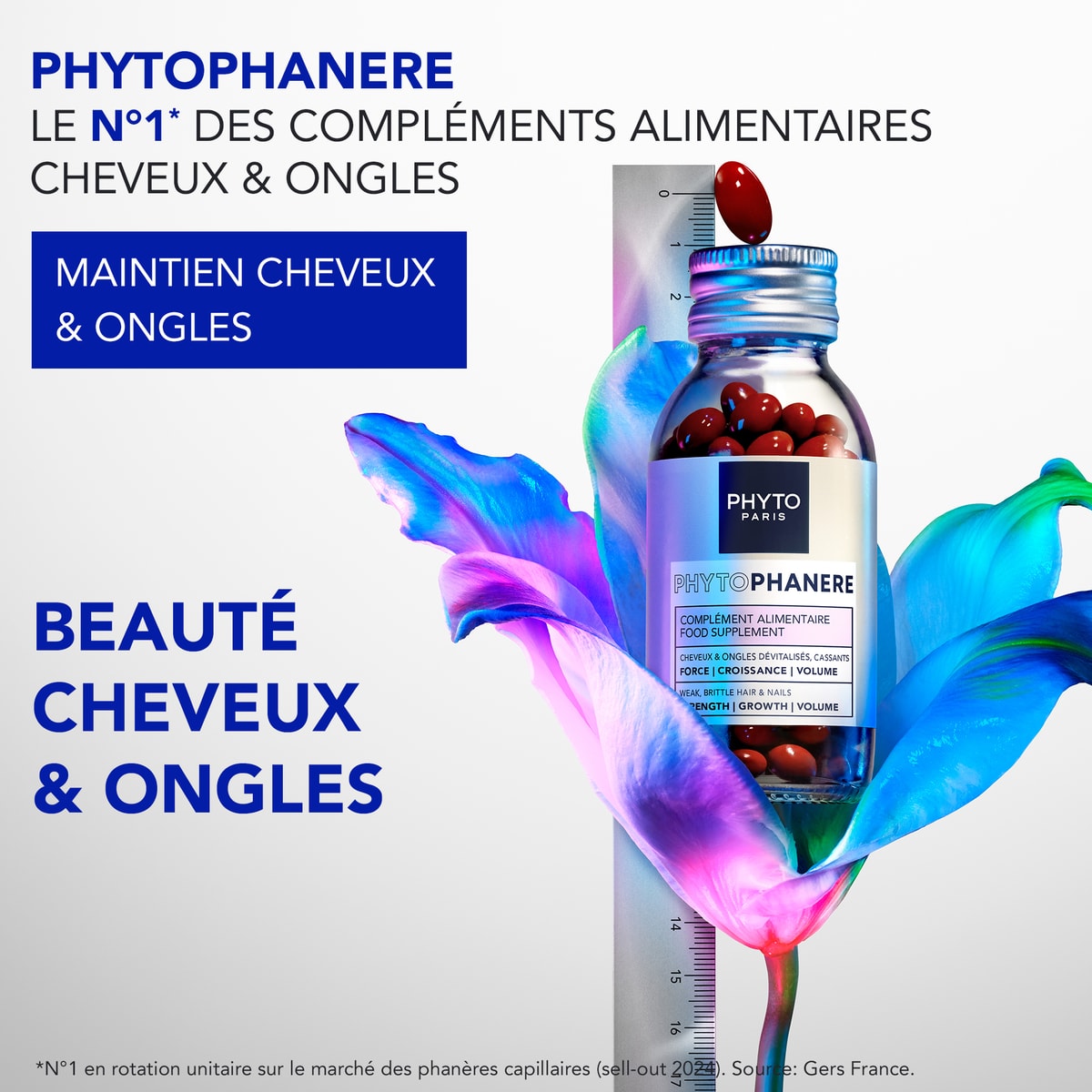 Phytophanere Complément alimentaire capsules cheveux & ongles
